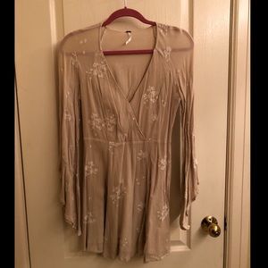 Free people dress with bell sleeves